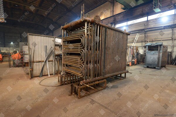 Изготовление промышленного котла КВД-0.4 МВт на дровах