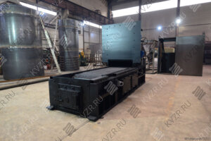 Производство топок ТЛПХ для водогрейных котлов КВм