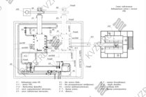 Схема подключения и монтажа водогрейного промышленного котла КВм-0.35 с топкой РПК