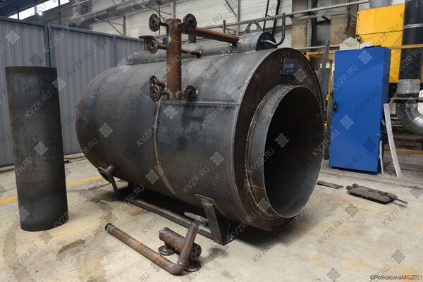 Парогенератор на мазуте 1200 кг в час изготовление